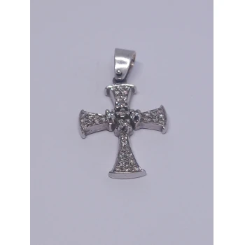 Cruce din Aur cu Diamante Proba 750* 3.99 gr