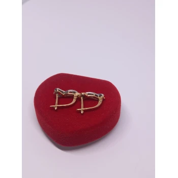 Cercei din Aur cu Diamante Proba 585* 2.72 gr