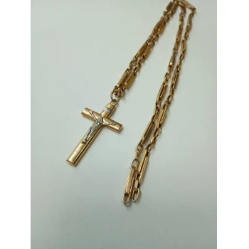 Lantisor cu Cruce din Aur Proba 585* 12.13 gr