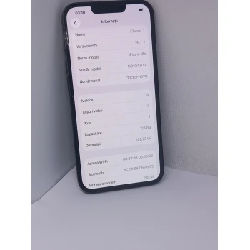 Apple Iphone 16e 128 Gb Black