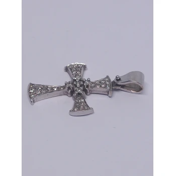 Cruce din Aur cu Diamante Proba 750* 3.99 gr