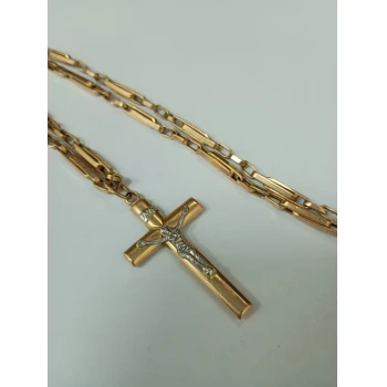 Lantisor cu Cruce din Aur Proba 585* 12.13 gr