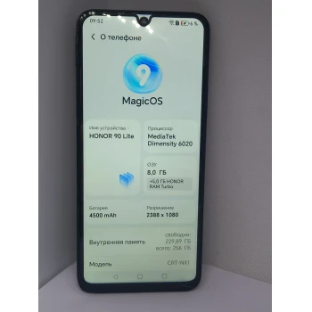 Honor 90 Lite 8/256 Gb Black