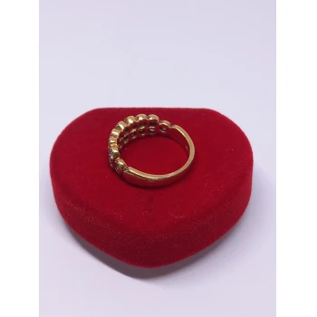 Inel din Aur cu Diamante Proba 585* 4.73 gr