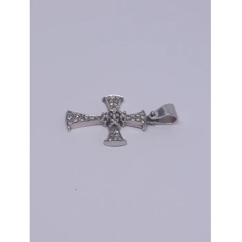 Cruce din Aur cu Diamante Proba 750* 3.99 gr