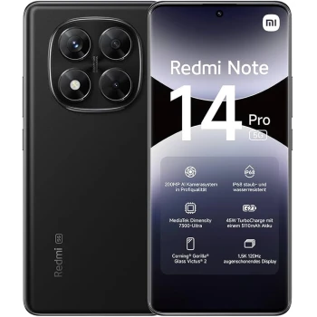 Telefon Xiaomi Redmi Note 14 Pro 8/256 GB Black