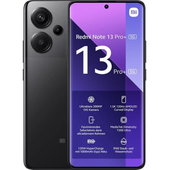 Telefon Xiaomi Redmi Note 13Pro+ 12/512 GB Black