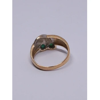 Inel din Aur cu Diamante Proba 585* 3.53 gr