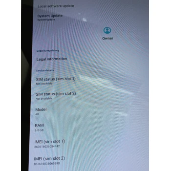 Tableta Hoco A8 6/128 GB Silver