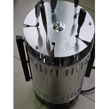 Gratar electric vertical Gourmetmaxx spießgrill 3 in 1