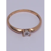 Inel Cu Pietre Pretioase Din Aur Proba 585* 1,52 gr