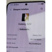 Telefon Samsung Galaxy S22 128 GB Black