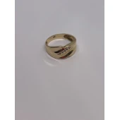 Inel cu Pietre Pretioase din Aur Proba 585* 3.17 gr