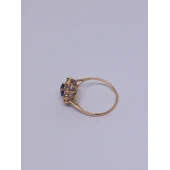 Inel Cu Pietre Pretioase Din Aur Proba 750* 2,02 gr