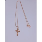 Lant+Cruce din Aur Proba 585* 3.16 gr