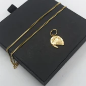 Lanț cu pandantiv 750* masa 8.63 gr