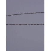 Lant cu Pandativ cu Pietre Pretioase din Aur Proba 750* 4.08 gr